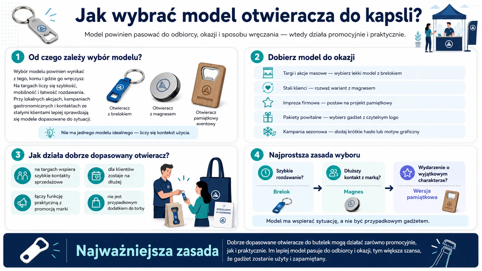 Jak wybrać model otwieracza do kapsli?