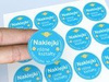 Etykiety naklejki okrągłe i inne: papierowe 24h