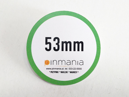 Eco friendly badge - 53mm