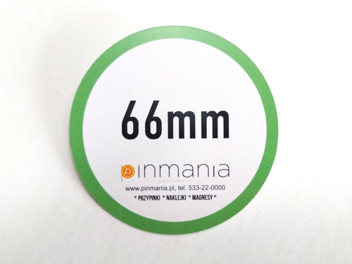 Eco friendly badge - 66mm