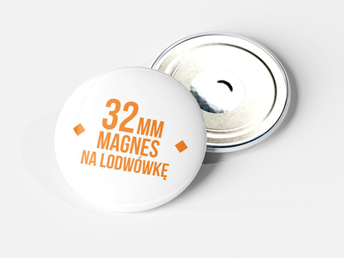 Magnes na lodówkę okrągły 32mm