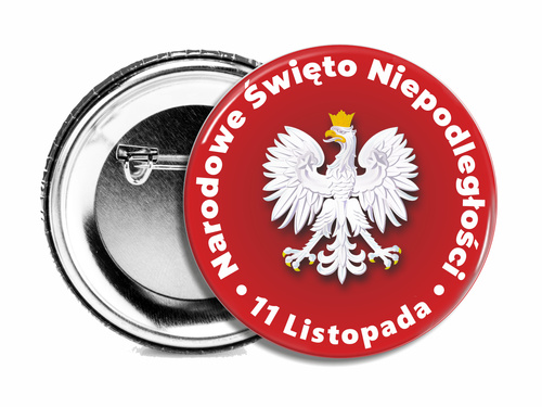 Przypinka patriotyczna - 11 Listopada - wariant 12